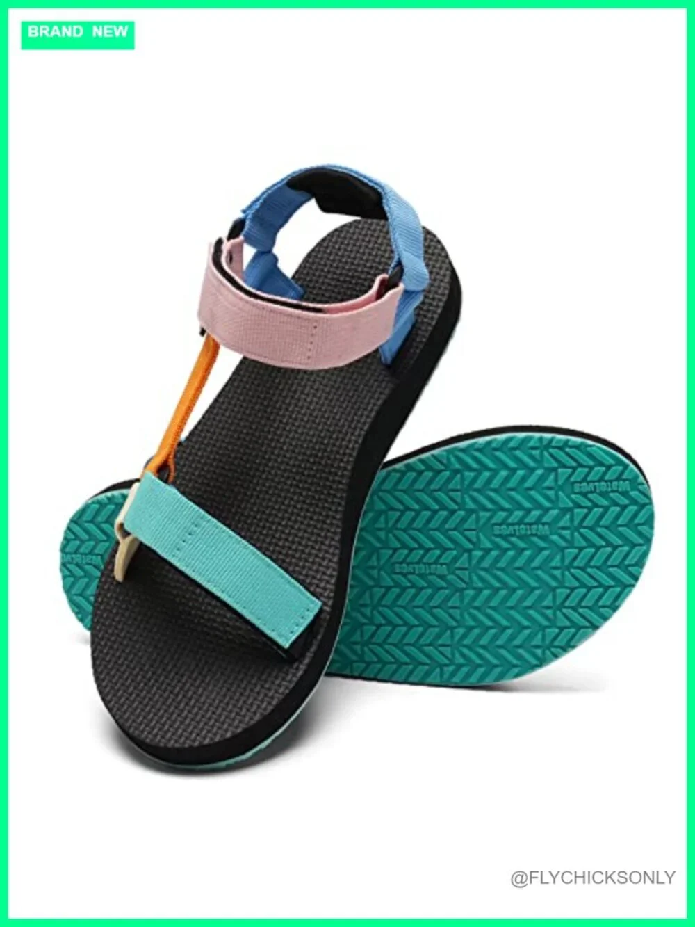 Women's Sport Sandals with Arch Support - Webbing Outdoor Beach Water Sandals
